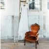 Vintage stoel - rood